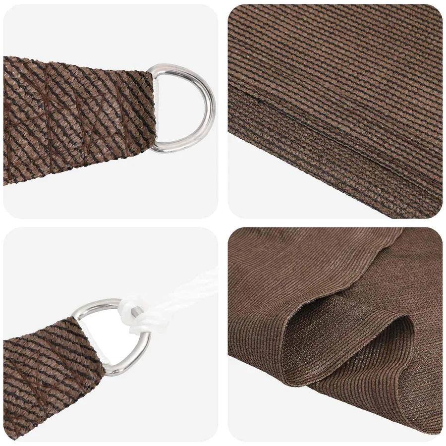 Voile d'ombre Marron 2 x 2 x 2 m HDPE - 2