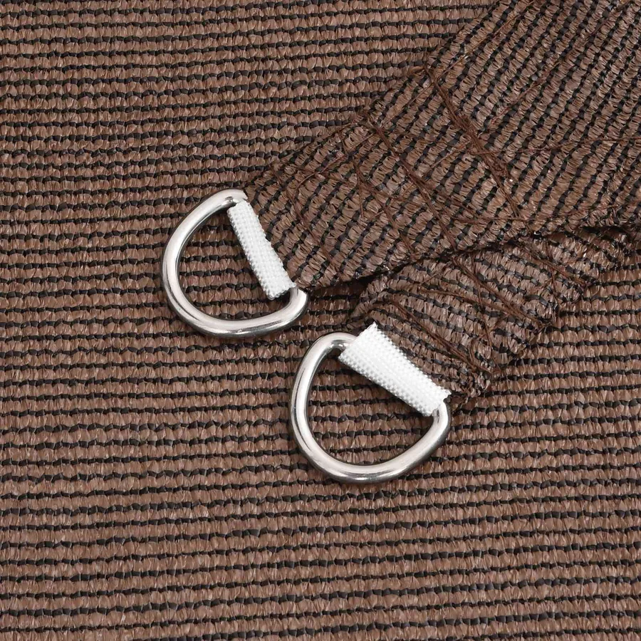 Voile d'ombre Marron 2 x 2 x 2 m HDPE - 3