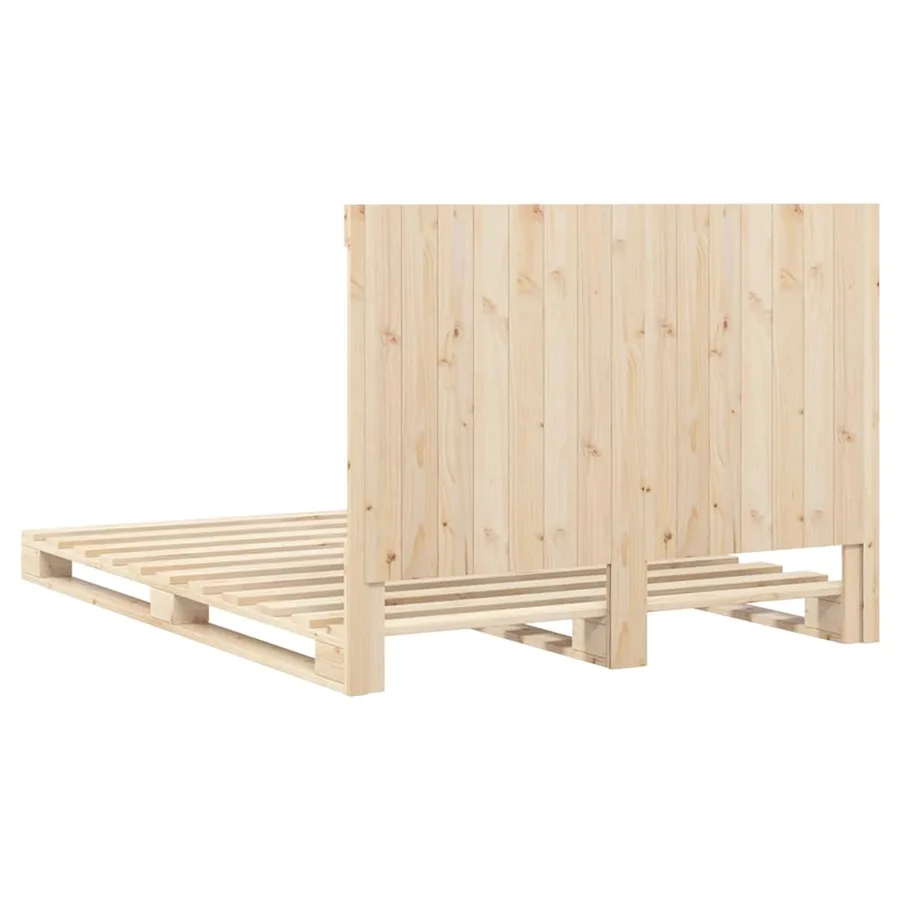 Cadre de lit sans matelas avec tête de lit 160x200 cm - 9