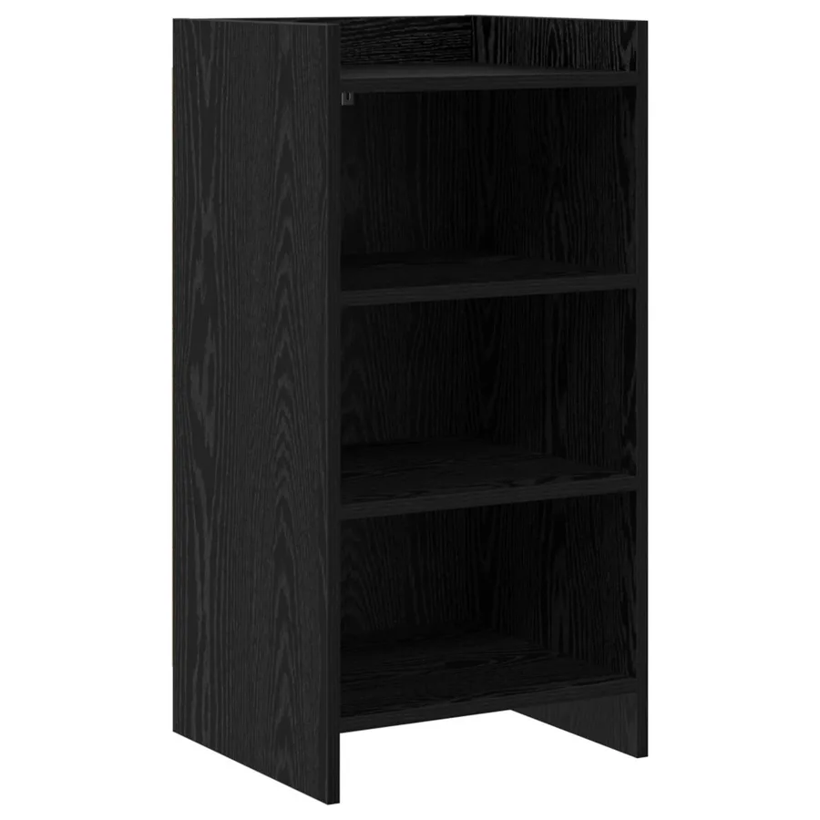 Buffet Chêne noir 40 x 36 x 80 cm Bois d'ingénierie - 2