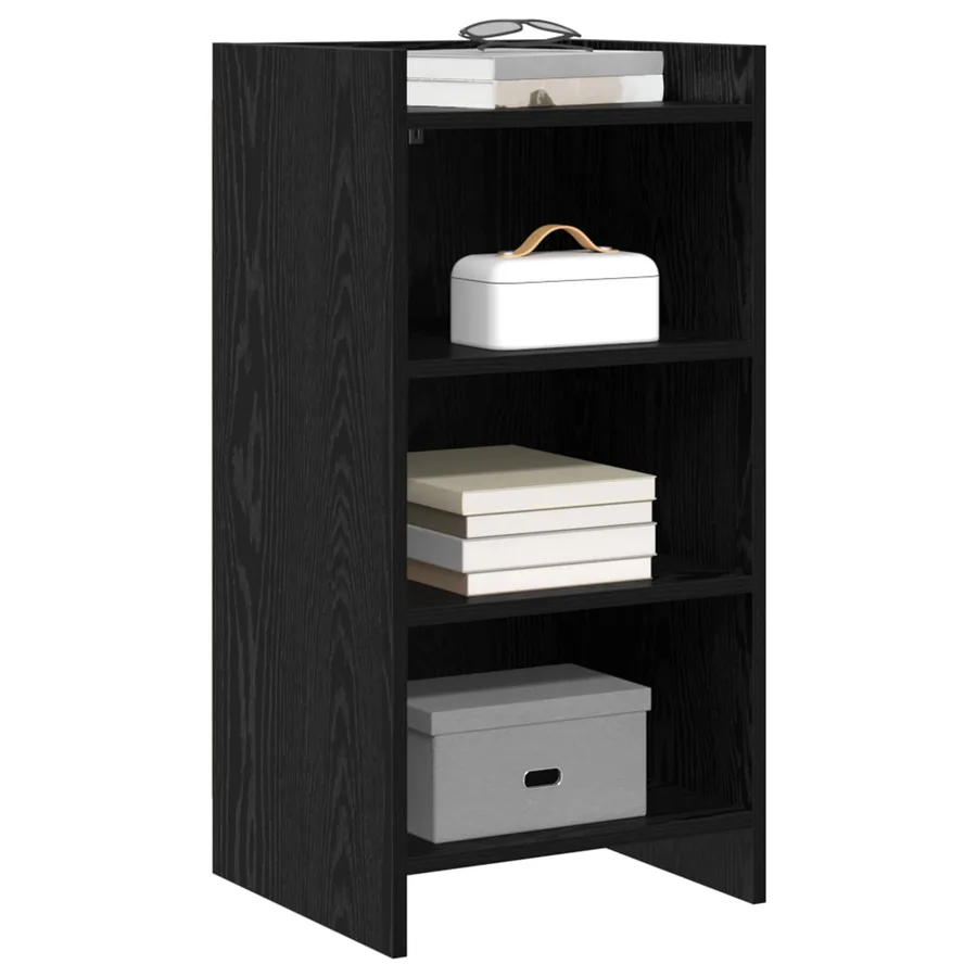 Buffet Chêne noir 40 x 36 x 80 cm Bois d'ingénierie - 3
