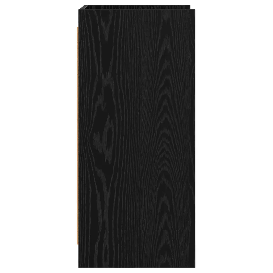 Buffet Chêne noir 40 x 36 x 80 cm Bois d'ingénierie - 5