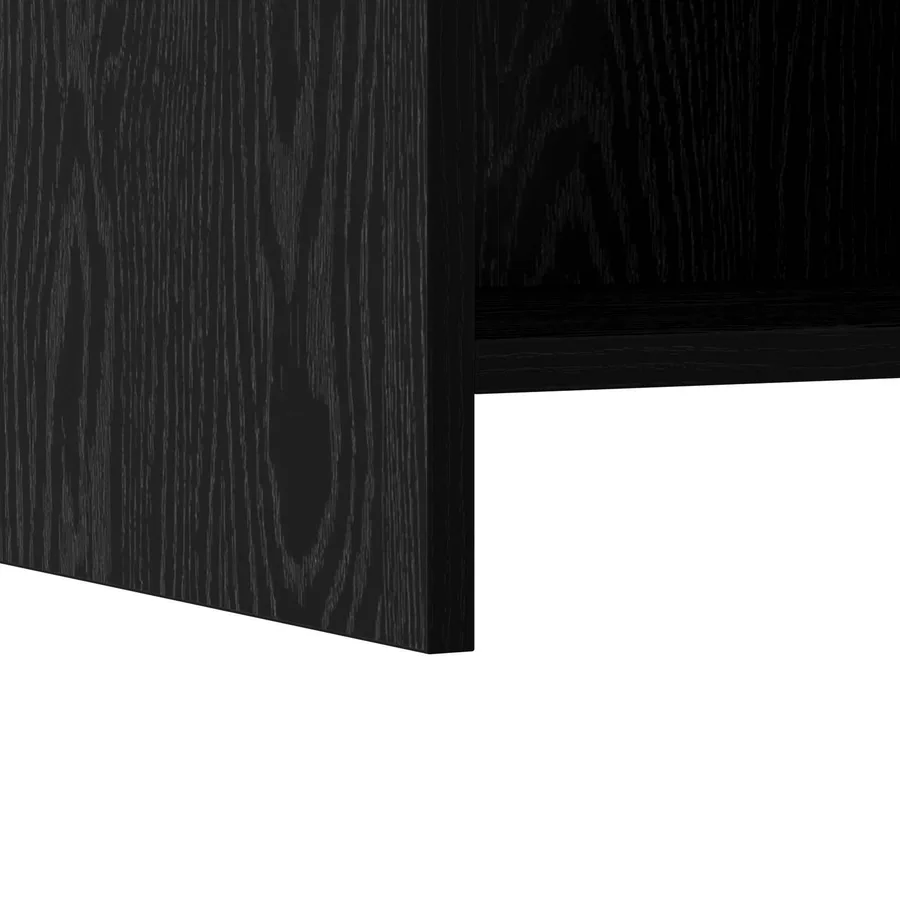 Buffet Chêne noir 40 x 36 x 80 cm Bois d'ingénierie - 6