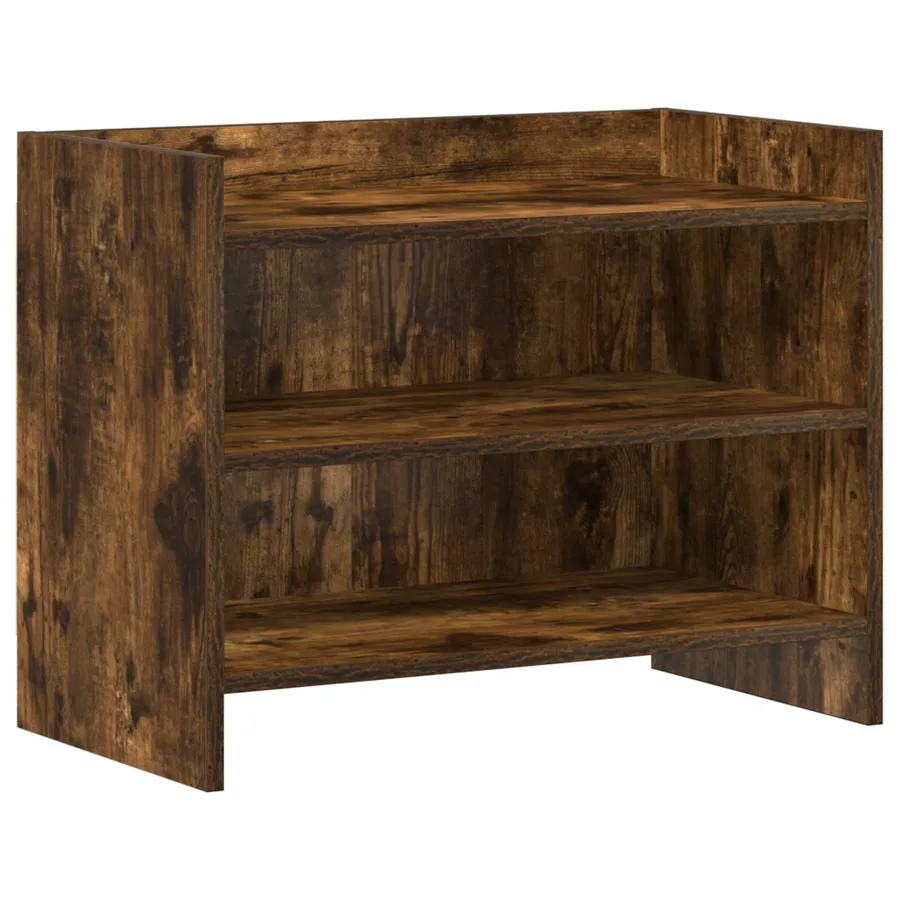 Meuble TV 60 x 33 x 47 cm Chêne fumé Bois d'ingénierie - 2
