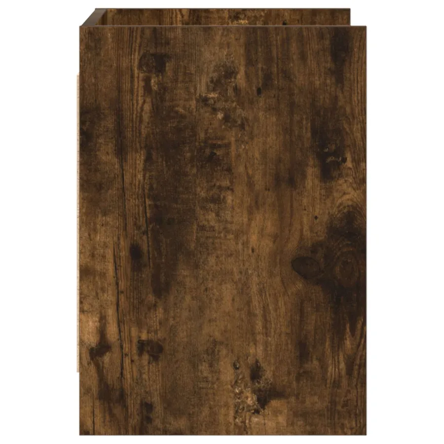 Meuble TV 60 x 33 x 47 cm Chêne fumé Bois d'ingénierie - 5