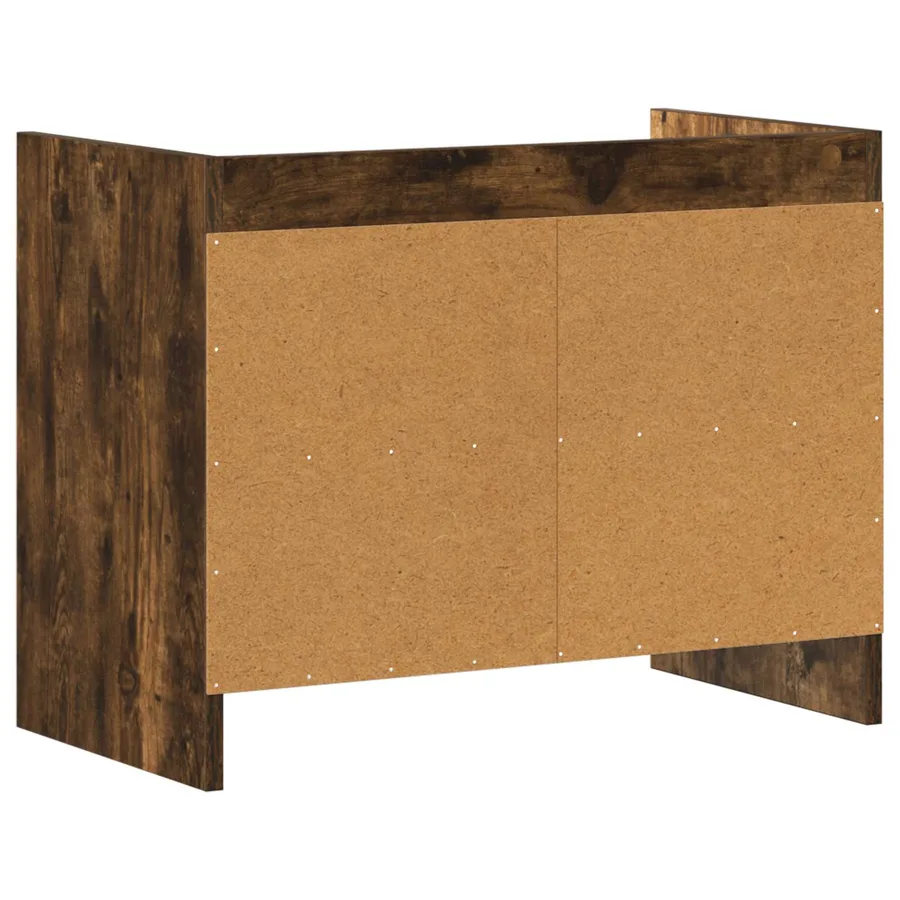 Meuble TV 60 x 33 x 47 cm Chêne fumé Bois d'ingénierie - 6