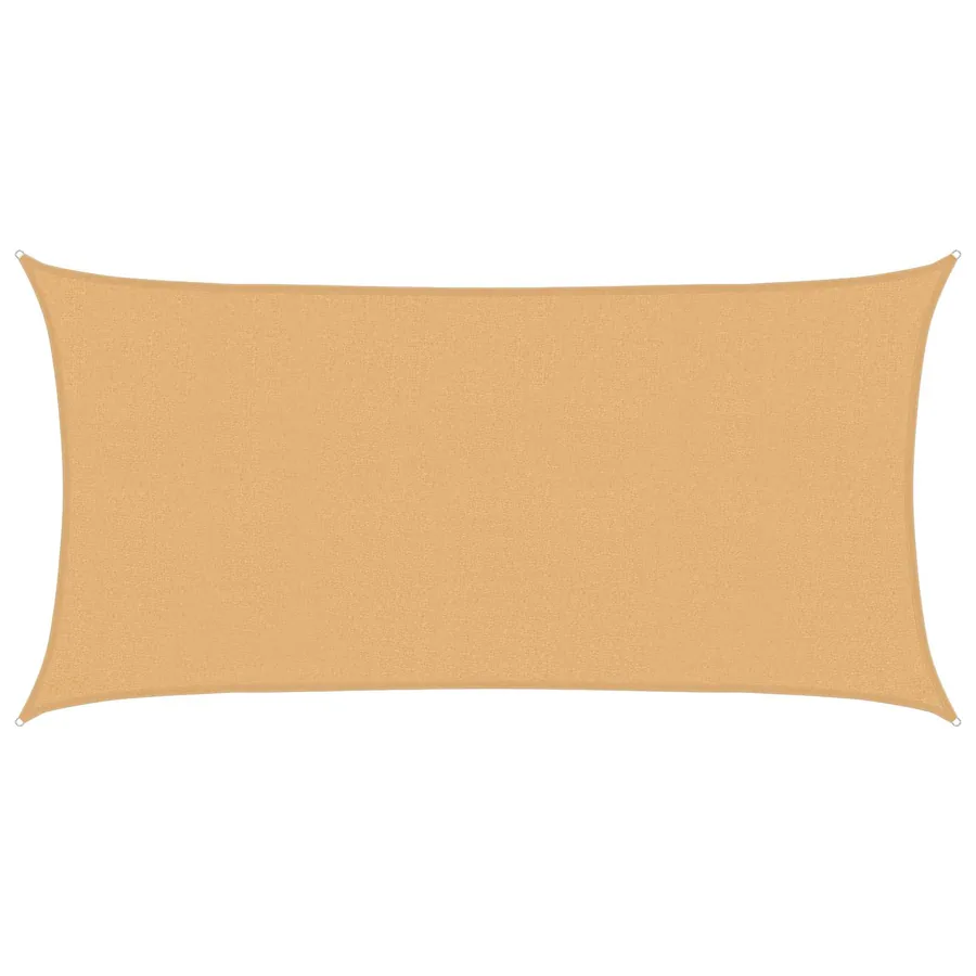 Voile d'ombre Sable 2 x 6 m HDPE