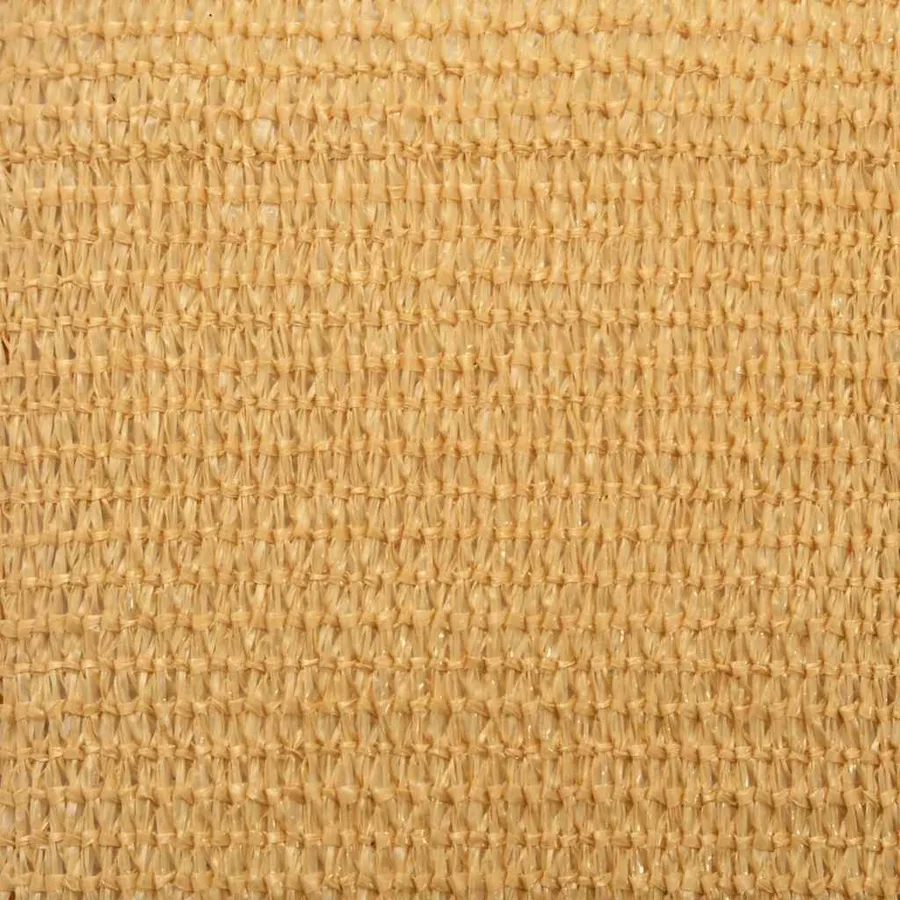 Voile d'ombrage 160 g/m² triangulaire sable 4,5x4,5x4,5 m PEHD - 9