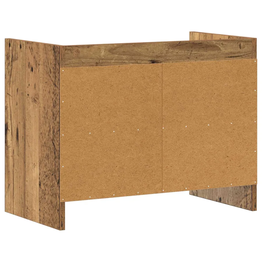 Meuble TV 60 x 33 x 47 cm Bois ancien Bois d'ingénierie - 6