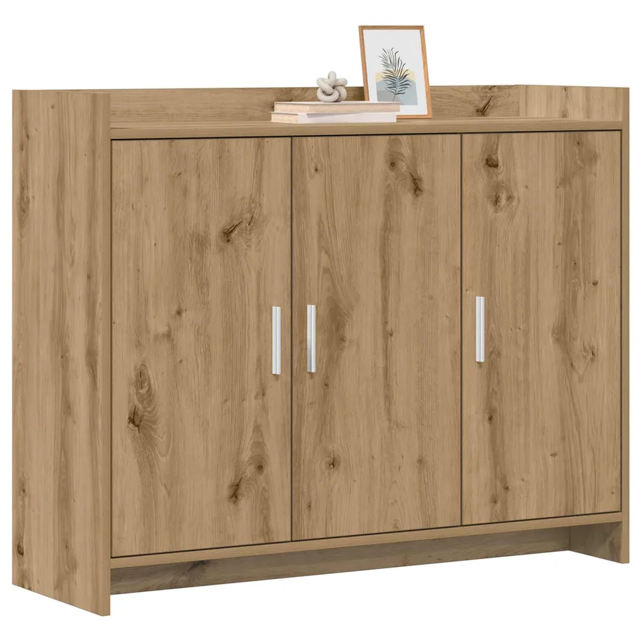 Buffet Chêne artisanal 98,5 x 33 x 80 cm Bois d'ingénierie - 3