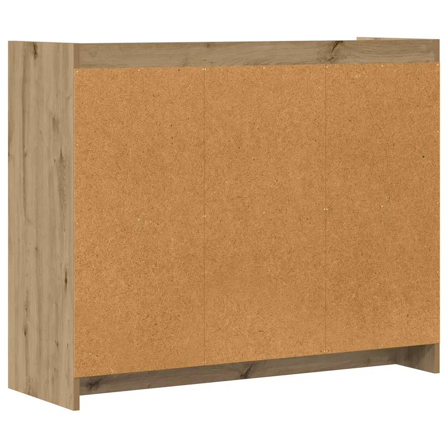 Buffet Chêne artisanal 98,5 x 33 x 80 cm Bois d'ingénierie - 7
