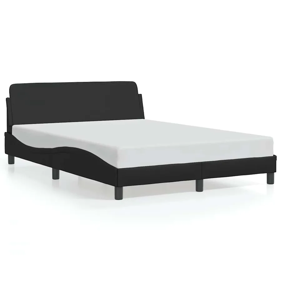 Cadre de lit Dover noir 137x190 cm similicuir - 2