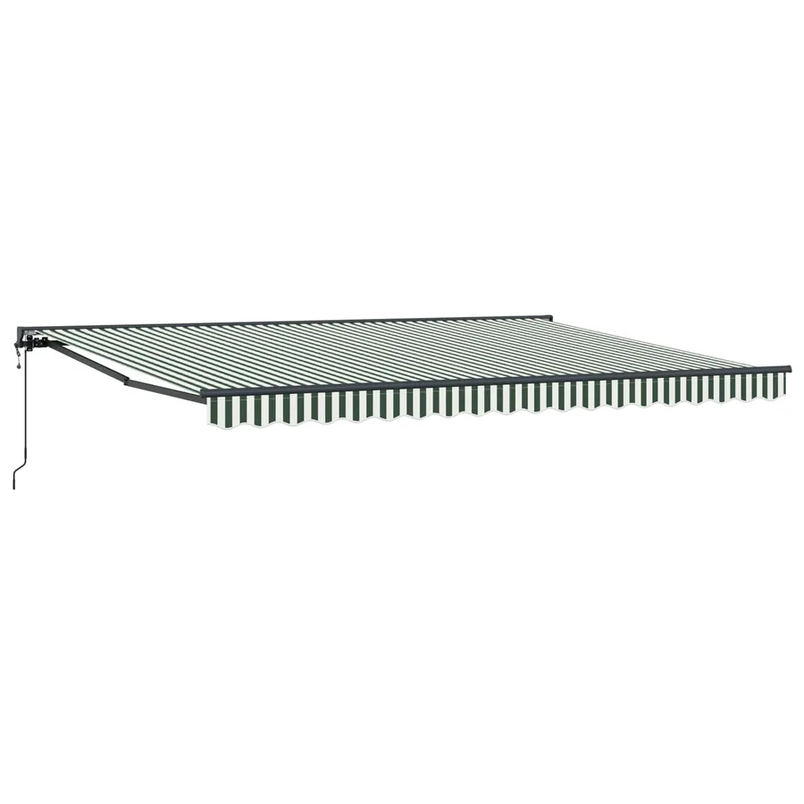 Auvent rétractable électrique Vert, Blanc, Anthracite 4 × 3,5 m - 2