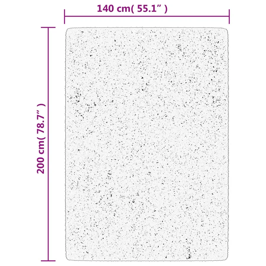 Tapis OVIEDO à poils courts gris 140x200 cm - 10
