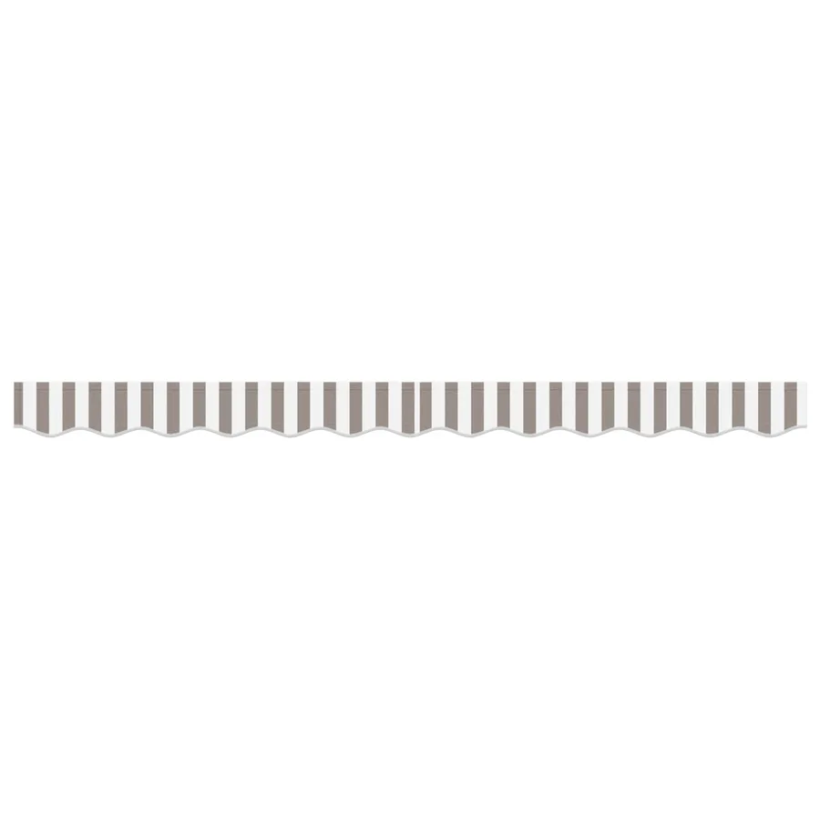 Remplacement de lambrequin Gris clair et blanc 5 m Polyester - 3