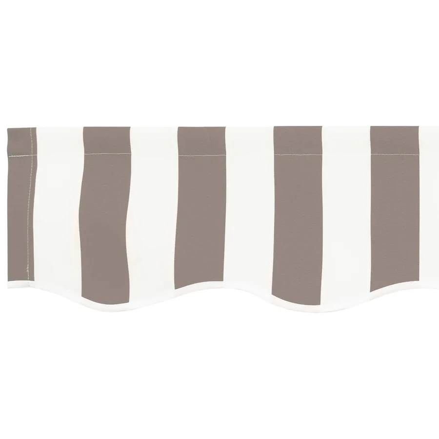 Remplacement de lambrequin Gris clair et blanc 5 m Polyester - 4