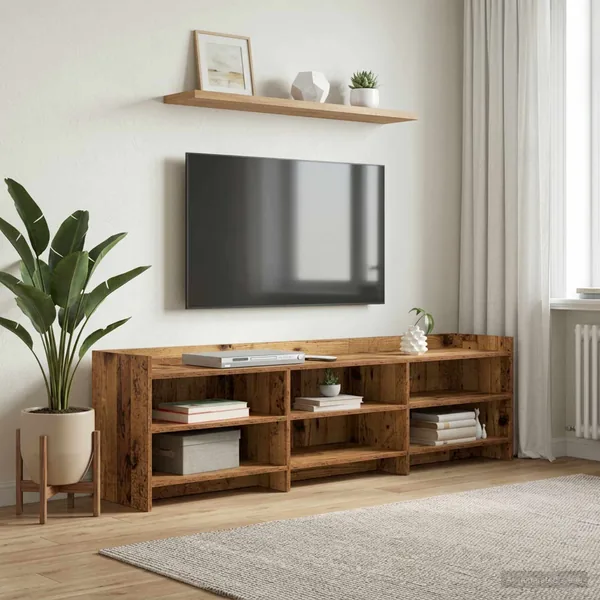 Meuble TV 168 x 33 x 47 cm Bois ancien Bois d'ingénierie