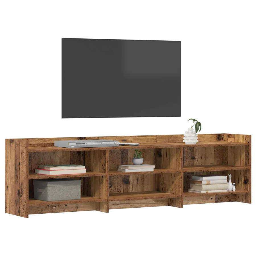 Meuble TV 168 x 33 x 47 cm Bois ancien Bois d'ingénierie - 3