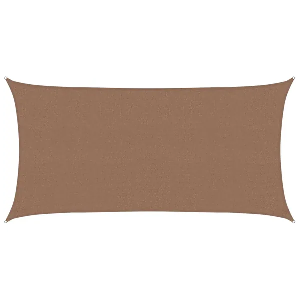 Voile d'ombre Taupe 2 x 6 m HDPE