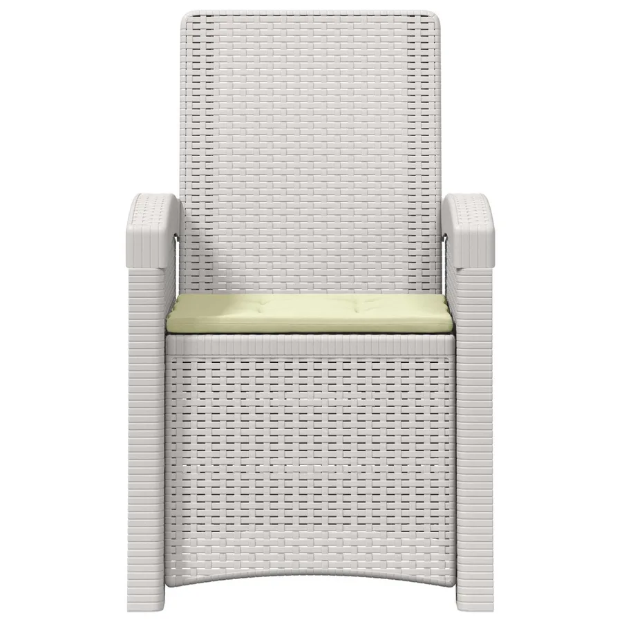 Chaise de jardin inclinable imitant le rotin PP - 135
