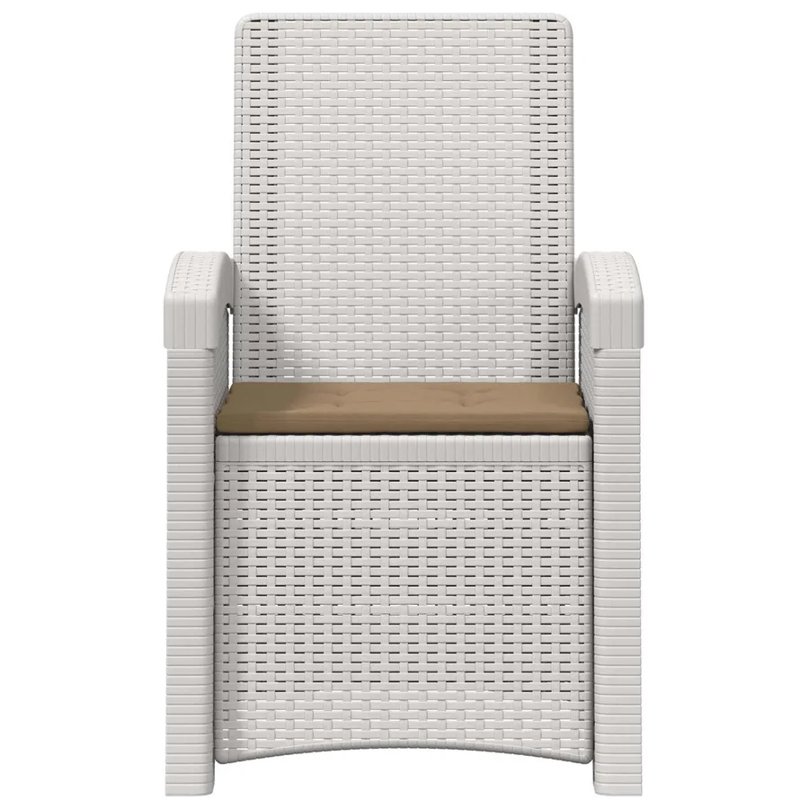 Chaise de jardin inclinable imitant le rotin PP - 146