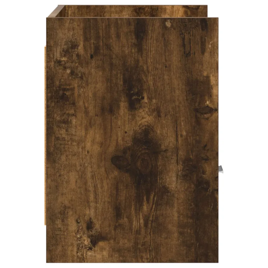 Meuble TV 71,5 x 33 x 47 cm Chêne fumé Bois d'ingénierie - 6