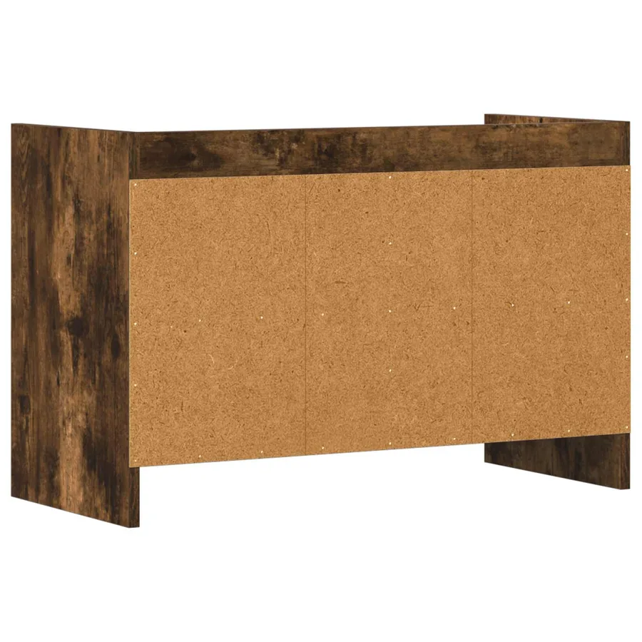 Meuble TV 71,5 x 33 x 47 cm Chêne fumé Bois d'ingénierie - 7