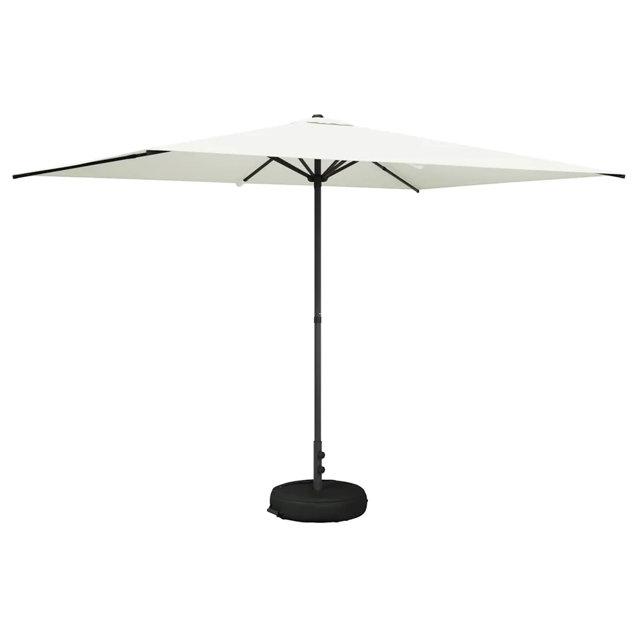 Parasol de jardin avec base 200 x 300 cm Polyester - 2