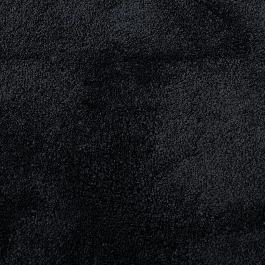 Tapis OVIEDO à poils courts noir Ø 160 cm - 9