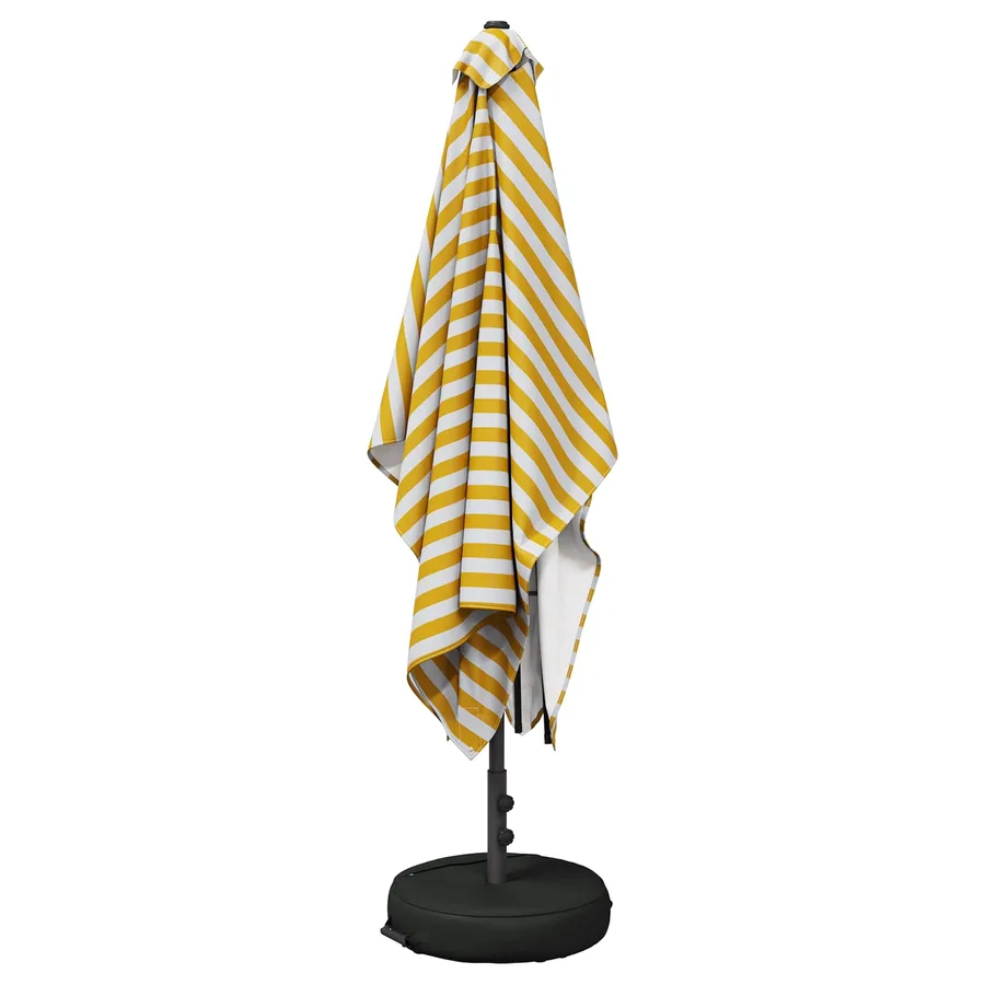 Parasol de jardin avec base 200 x 300 cm Polyester - 3