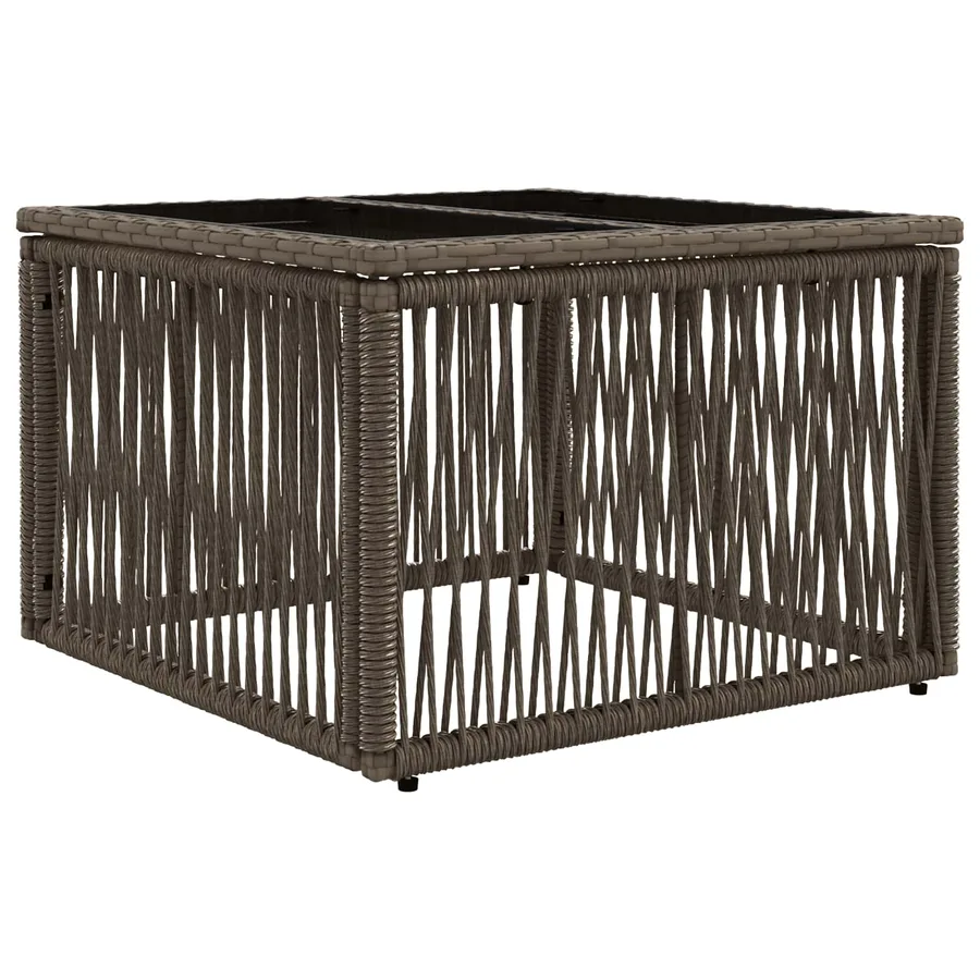 Ensemble de canapé de jardin 13 pcs Gris polyrotin - 7