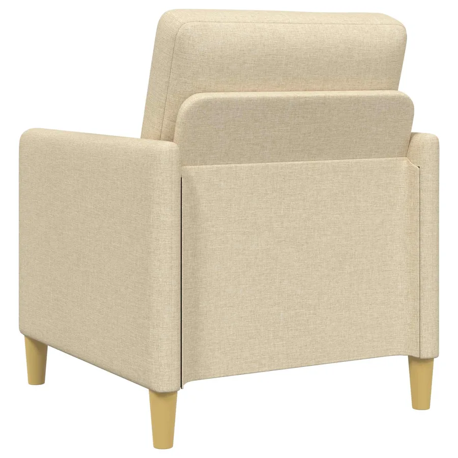 Sofa avec rangement Crème 72 x 78 x 87 cm Polyester - 6