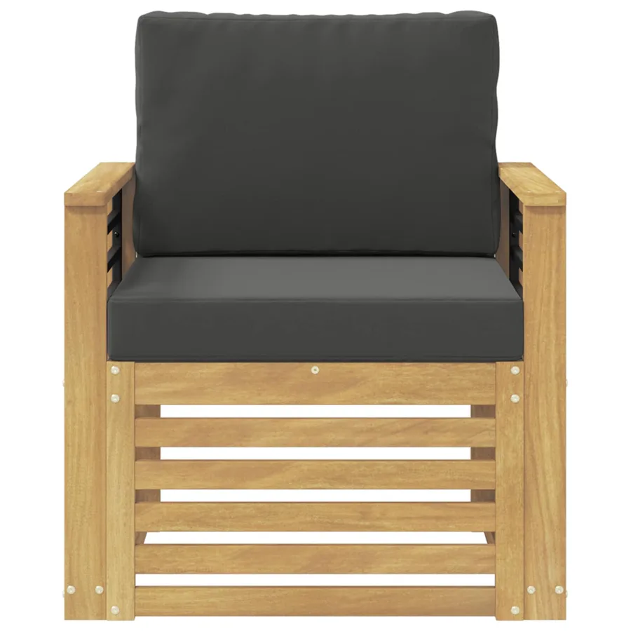 Ensemble de canapés d'extérieur Polyester Blanc - 3