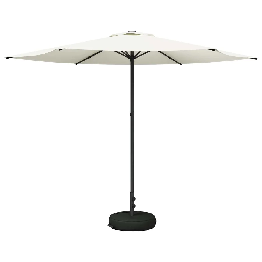 Parasol de jardin avec base 300 x 300 cm Polyester - 2