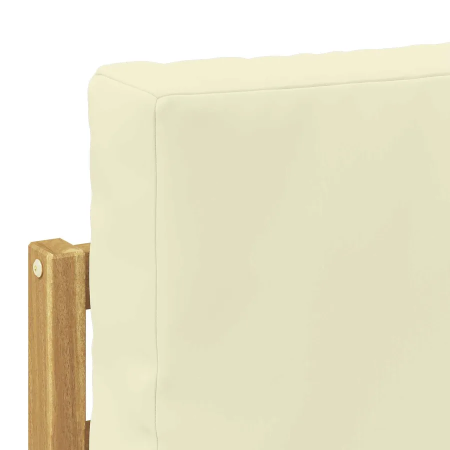 Ensemble de canapés d'extérieur Blanc 59 x 59 x 37 cm Polyester - 7