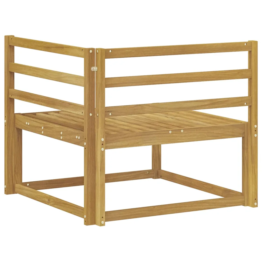 Canapé d'angle extérieur Blanc 83 x 83 x 73 cm - 5