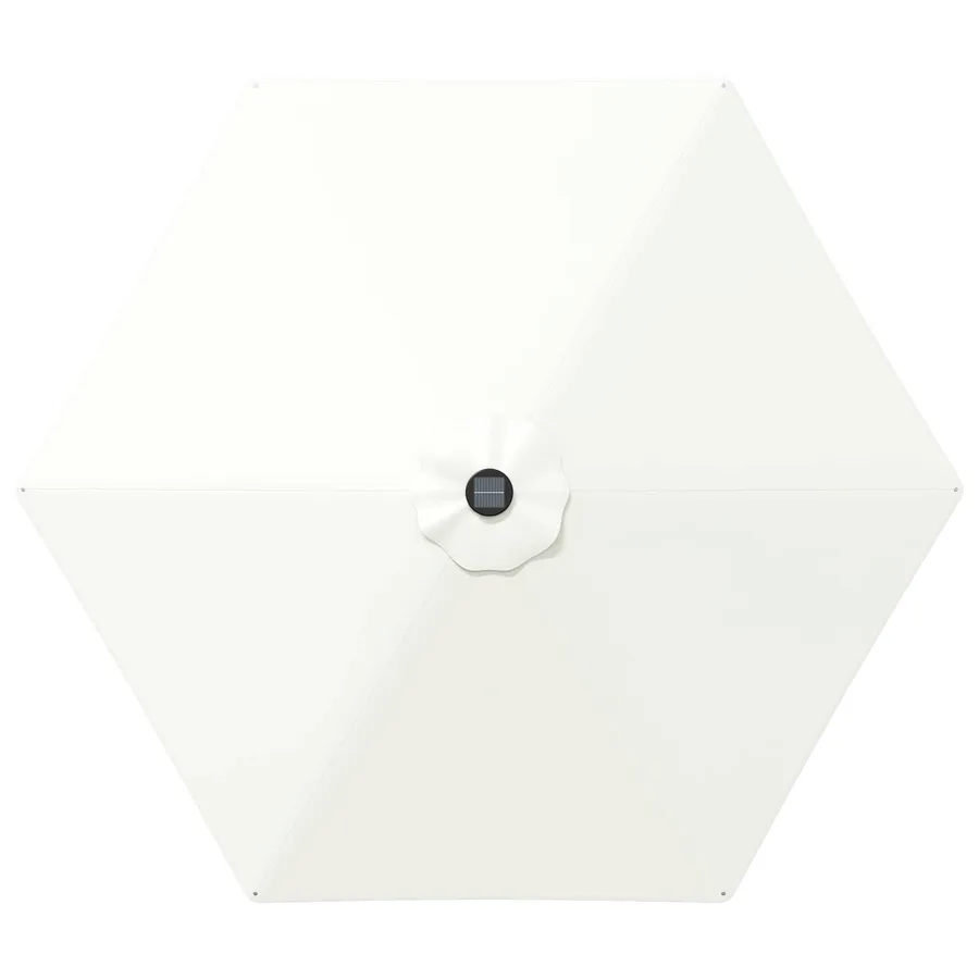 Parasol de jardin avec lumières LED et base 300 x 300 cm - 5