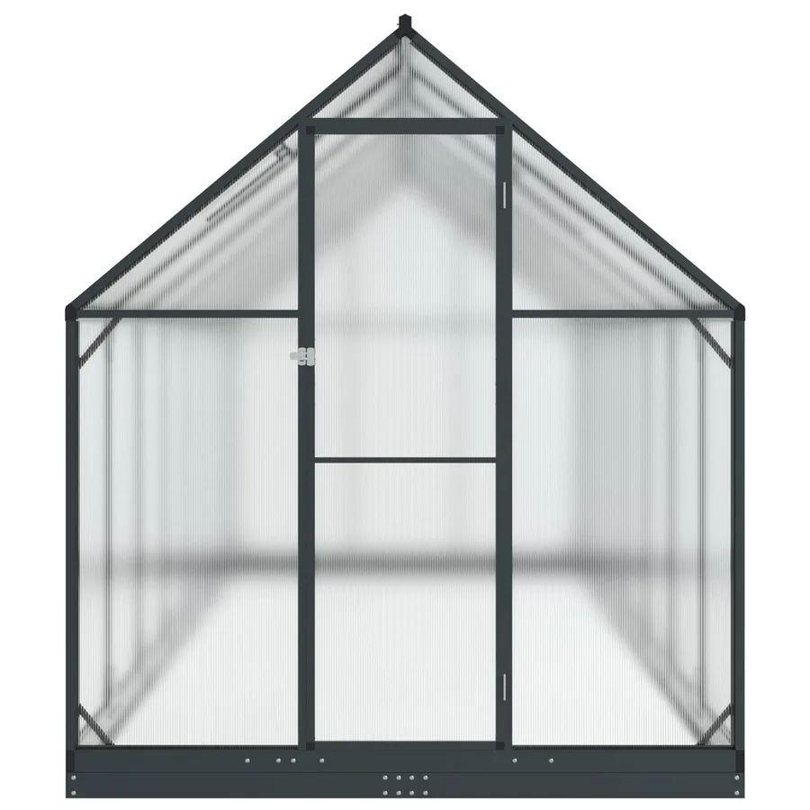 Serre de jardin avec porte Anthracite 183,5 x 423,5 x 207 cm - 3