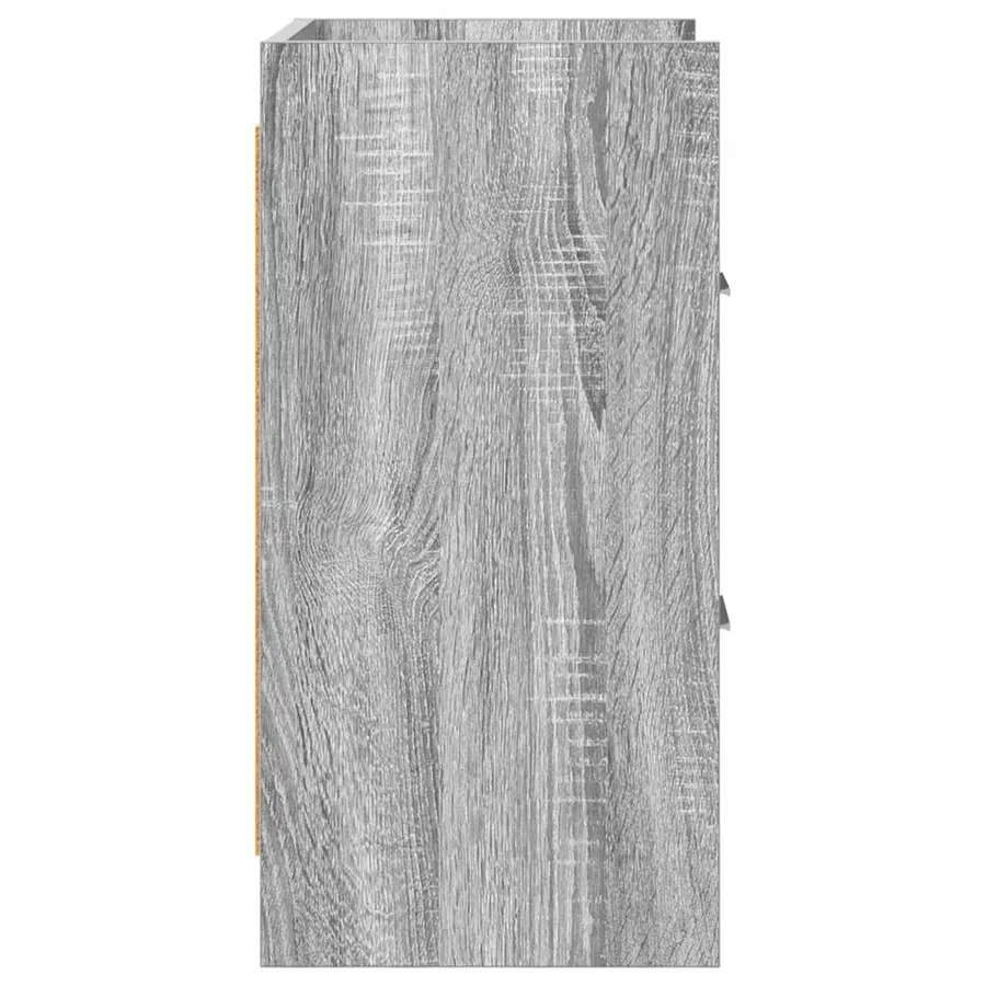 Tables de chevet 2 pcs Sonoma gris 40 x 30 x 60 cm - 5