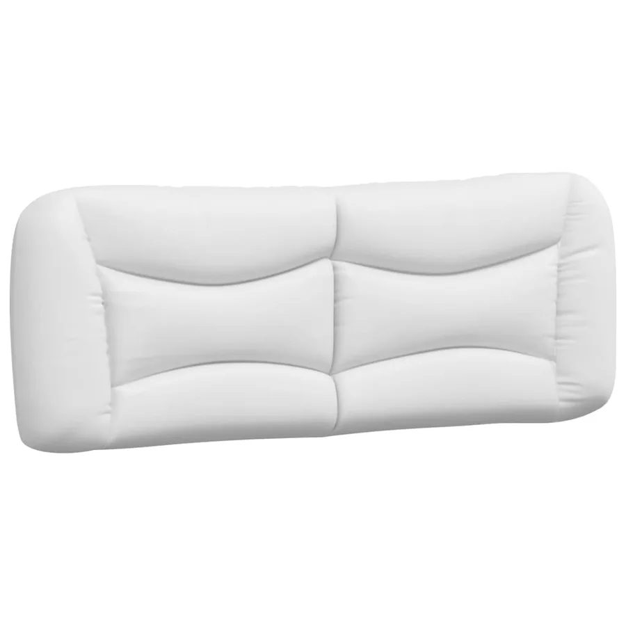 Coussin de tête de lit Hvar blanc 140 cm similicuir - 2