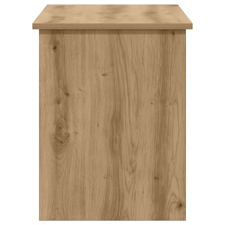 Coffre de rangement Chêne artisanal 100 x 40 x 50 cm - 7