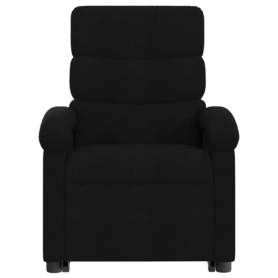 Fauteuil inclinable électrique noir tissu - 9