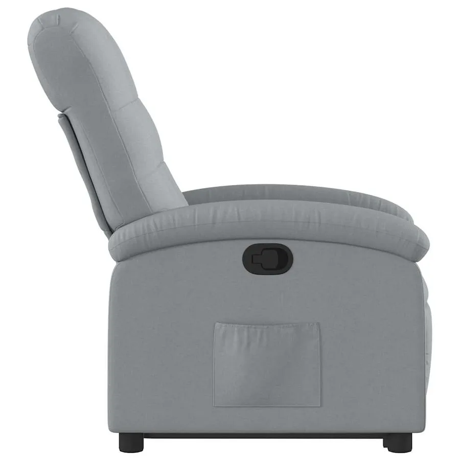 Fauteuil inclinable Gris clair Tissu - 10