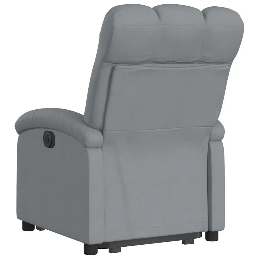 Fauteuil inclinable Gris clair Tissu - 5