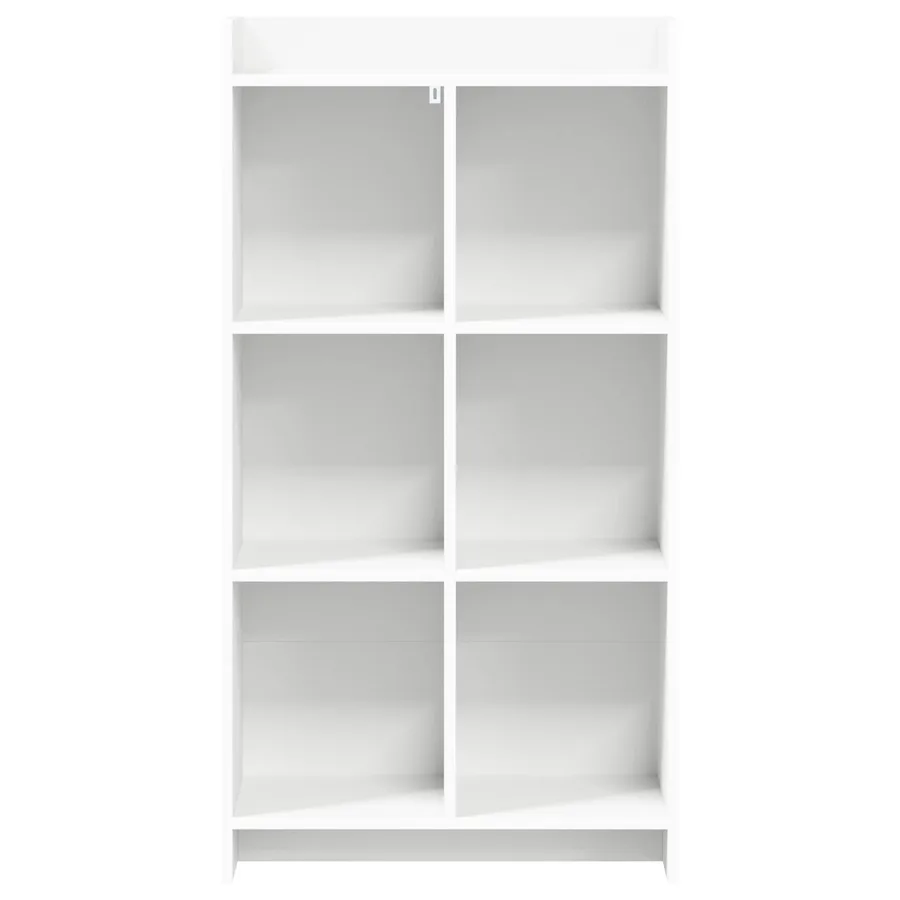 Bibliothèque Blanc 59 x 30 x 111 cm Bois d'ingénierie - 4