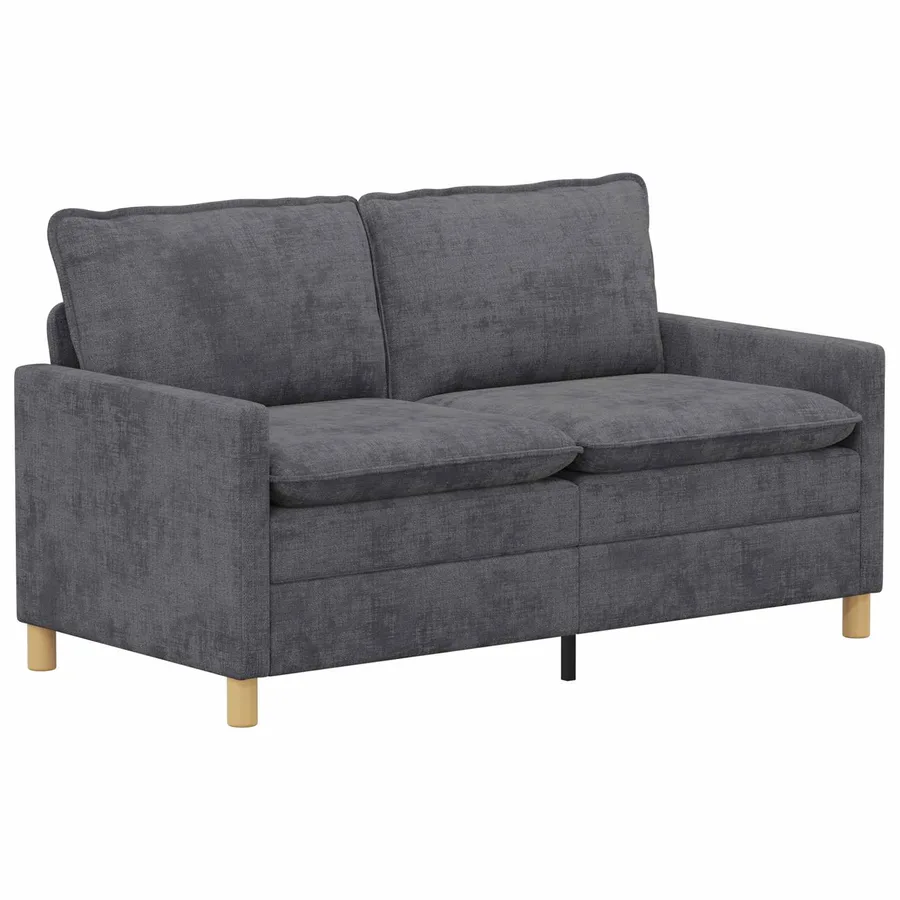 Canapé Gris foncé 156 x 81 x 87,5 cm Polyester - 2