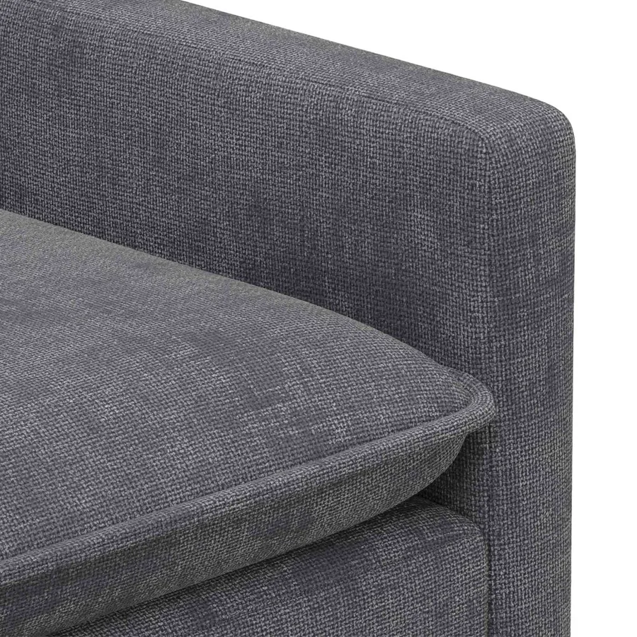 Canapé Gris foncé 156 x 81 x 87,5 cm Polyester - 6