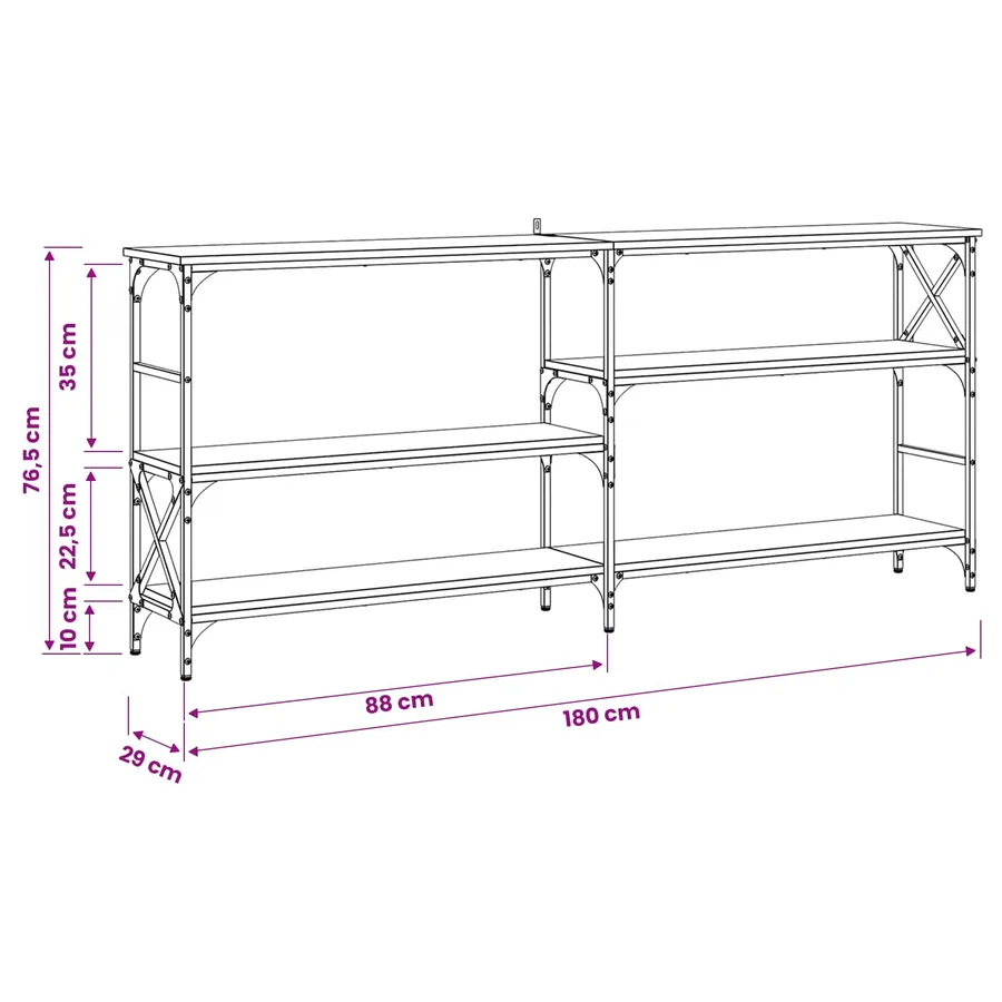 Table console métal PB - 5