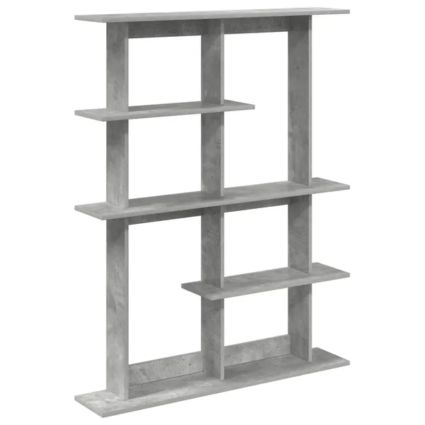Étagère Murale Gris béton 102 x 20 x 130 cm Bois d'ingénierie