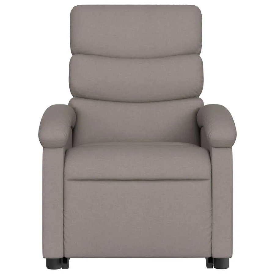 Fauteuil inclinable électrique taupe tissu - 5